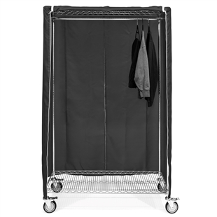 18"d 400 Denier Nylon Cart Covers - Black