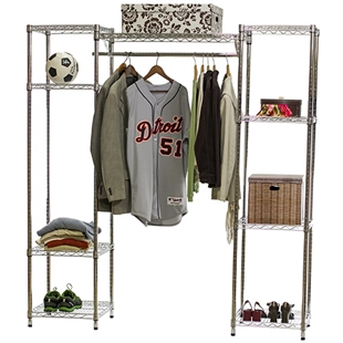 Closet Wire Shelving System - 18"d x 72"h