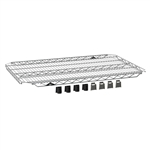 18"d Metro Super Erecta EZ-ADD Chrome Wire Shelves