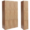 All-Wood Club Lockers - Triple Tier