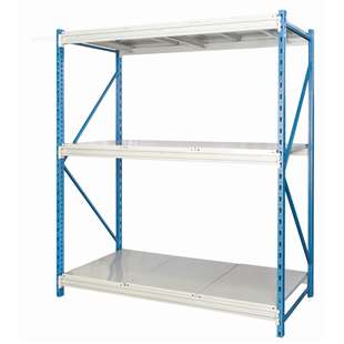 Hallowell Bulk Rack w/ Solid Steel Decks - 48"w x 123"h