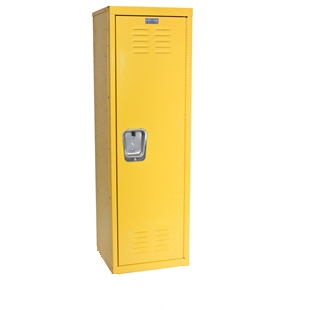 Yellow Kids Locker - 15"d x 15"w x 54"h