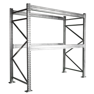 8'h Galvanized Pallet Rack Starter Unit