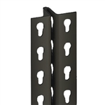 84"h Black Rivet Shelving T-Post