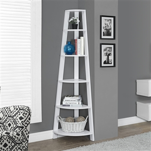 Corner Accent Display Etagere 72"h