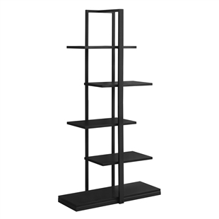 5-Tiered Staggered Shelf