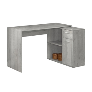 Open Drawer Contemporary Corner Desk