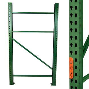 Teardrop Pallet Rack Upright Frames