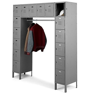 16 Person Locker - 18"d x 69"w x 78"h