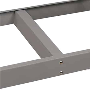 Lyon Gray Rivet Shelving Center Supports