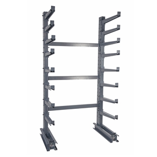 12' HD Single Sided Cantilever Rack w/ 24" Arms