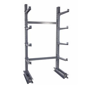 8' HD Single Sided Cantilever Rack w/ 12" Arms