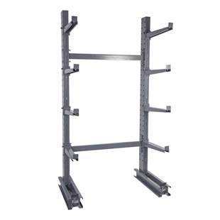 8' SD Single Sided Cantilever Rack w/ 48" Arms