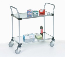 2-Shelf Stainless Steel Utility Carts