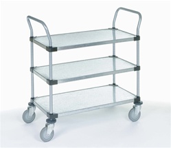 3-Shelf Stainless Steel Utility Carts