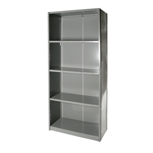 Closed Steel 5-Shelf Units - 18"d x 87"h