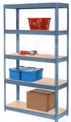 12"d x 36"w 5-Tier Rivet Shelving