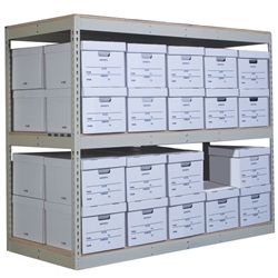 3-Level Record Storage Shelving Starter Units