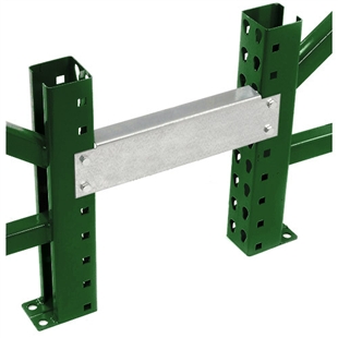 Row Spacers for Teardrop Pallet Racks