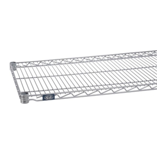 21"d Silver EP Wire Shelves