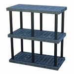 DuraShelf  48"w x 24"d x 51"h 3-Shelf System