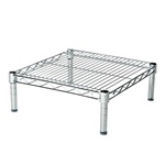 Industrial Wire Shelving Unit with 1 Shelf - 24"d