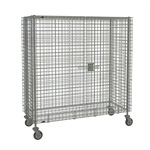 Metro Super Erecta Mobile Security Cabinet - Chrome