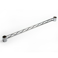 Hanger Rail for Chrome Wire Shelving