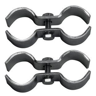 Chrome Wire Shelving Post Clamps - 2-Pack