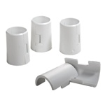 White Shelf Clips - 4-Pack