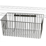 18"d x 12"w x 7"h Chrome Wire Utility Basket