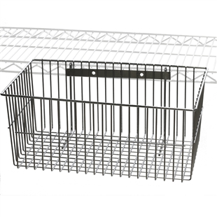 18"d x 12"w x 7"h Chrome Wire Utility Basket