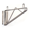 SI Chrome Wire Shelving Wall Bracket