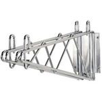 Direct to Wall Mounting Double Shelf Wire Brackets