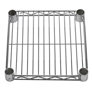 12" Deep Chrome Wire Shelves