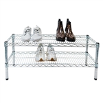 2 Tier Wire Shelving Shoe Rack