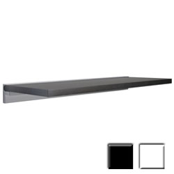 12"d x 45"w x 1"h simple, light weight Wall Shelves w/ CUBE mounting brackets by Dolle