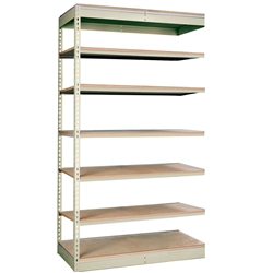 12"d Single-Rivet 7-Shelf Add-On Units