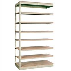 12"d Single-Rivet 8-Shelf Add-On Units