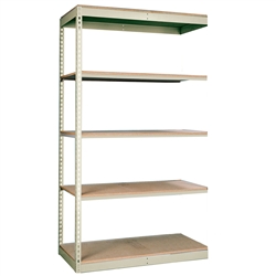 18"d Single-Rivet 5-Shelf Add-On Units