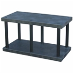 DuraShelf Solid Top 48"w x 24"d x 27"h Base 2-Shelf System