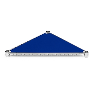 Triangle Plastic Wire Shelf Liners - Beige, Blue, Red