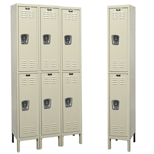 Galvanite Lockers - Double Tier