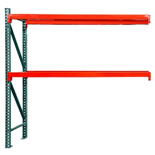 2-Tier Pallet Rack Add-On Units - 48"d x 96"h