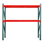 2-Tier Pallet Rack Starter Units - 36"d x 72"h