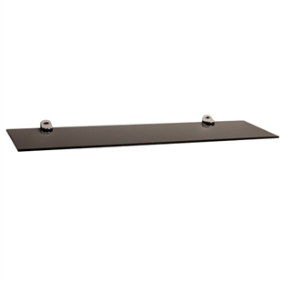 2-Piece 24" Glass Floating Shelves