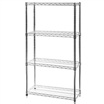 14"d x 18"w Wire Shelving with 4 Shelves