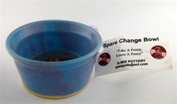 G-WIZ POTTERY- SPARE CHANGE HOLDER