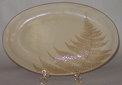 KALEIDOSCOPE POTTERY-- MEDIUM OVAL SERVING DISH