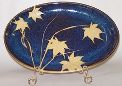 KALEIDOSCOPE POTTERY-- SMALL OVAL SERVING DISH